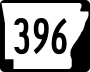 Highway 396 marker