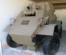 Humber Armoured Car au musée Batey ha-Osef, Israël.