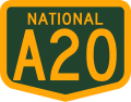 National highway marker