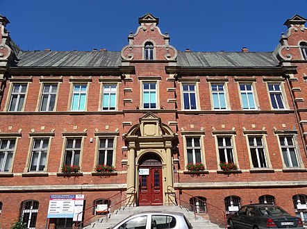 Main elevation on Kołłątaja street