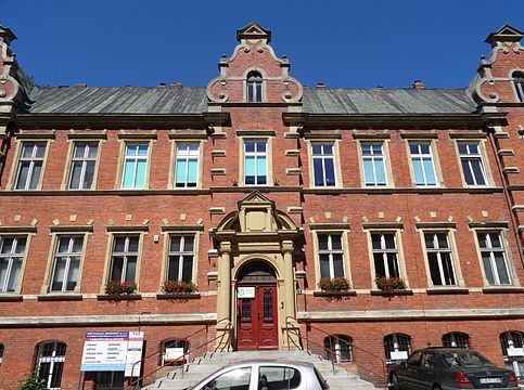 Main elevation on Kołłątaja street