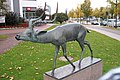 Antilope proche de la Holstentor à Lübeck