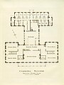 Plan du deuxième étage du réfectoire.