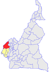 Dipartimento di Manyu – Mappa