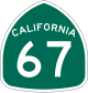 Image illustrative de l’article California State Route 67