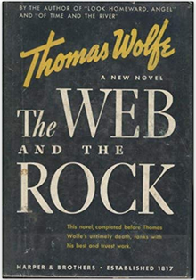 Title page of novel The Web and the Rock