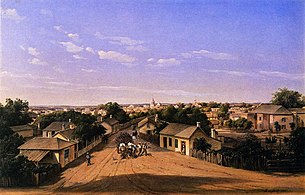 Crockett Street Looking West, San Antonio de Bexar, 1857