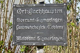 Historische Ortstafel