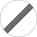 Restriction ends