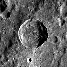 Снимок зонда Lunar Reconnaissance Orbiter.