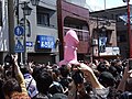 かなまら祭で祭られた神輿