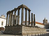 Temple romain d'Évora.