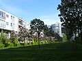 Bâtiments résidentiels et bureaux situés à la place de l'ancien stade