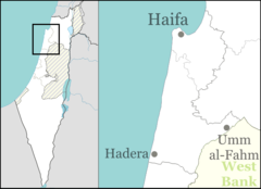 Haifa bus 16 suicide bombing is located in Haifa region of Israel