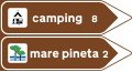 Directions to campsite and beach