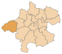 Distretto di Braunau – Mappa