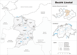 Liestal – Mappa