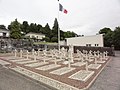 Carré militaire au cimetière.