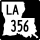 Louisiana Highway 356 marker