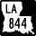 Louisiana Highway 844 marker