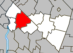 Location within Rouville RCM