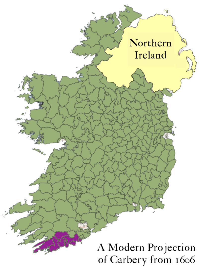 map of Carbery