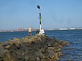 Rock wall on Botany Bay