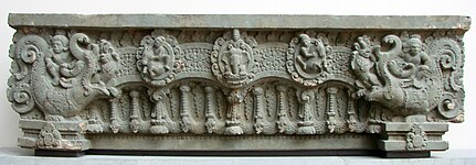 Lintel from Sambo Prei Kuk at Guimet Museum, Paris.