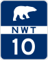 Inuvik–Tuktoyaktuk Highway marker