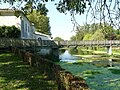 Le moulin et la Charente, vue de l'est