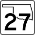 State Highway 27 marker