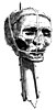 Oliver Cromwell's head, late 1700s
