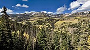 The South San Juan Mountains during the Autumn, just a few miles from town.