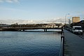 Au premier plan le pont de Santiago, derrière le pont des Tirantes.