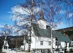 Røns kyrka i april 2010.