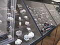 Museum rocks on display