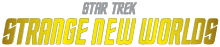 Star Trek: Strange New Worlds logo.