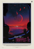 Fictional tourism poster by NASA