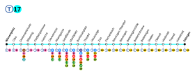 Voir la carte de la ligne.