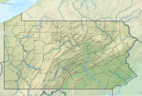 Map showing the location of Lower Delaware National Wild and Scenic River