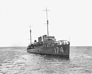 The USS Rizal (DD-174) launched in 1918