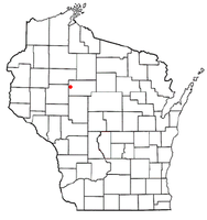 Location of Pershing, Wisconsin