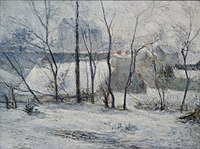 Gauguin: Winter Landscape (1879)