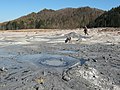 シネゴルスク・サナトリウム（旧川上温泉）付近の泥火山