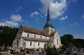 The church of Saint-Alpin in Écury-sur-Coole