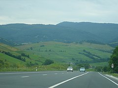 Motorway in Stryi Raion
