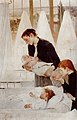 Jean Geoffroy: A creche óleo sobre tela, 1899