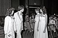 Image 86A couple at prom in late 1970s: Powder Tuxedo and sleeved dress. (from 1970s in fashion)