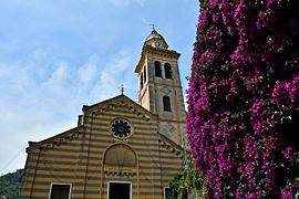 L'église Divo Martino de Portofino.