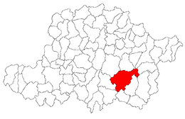 Bârzava – Mappa